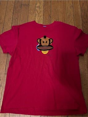 Paul Frank Julius Mr T Shirt Graphic Red vintage XL